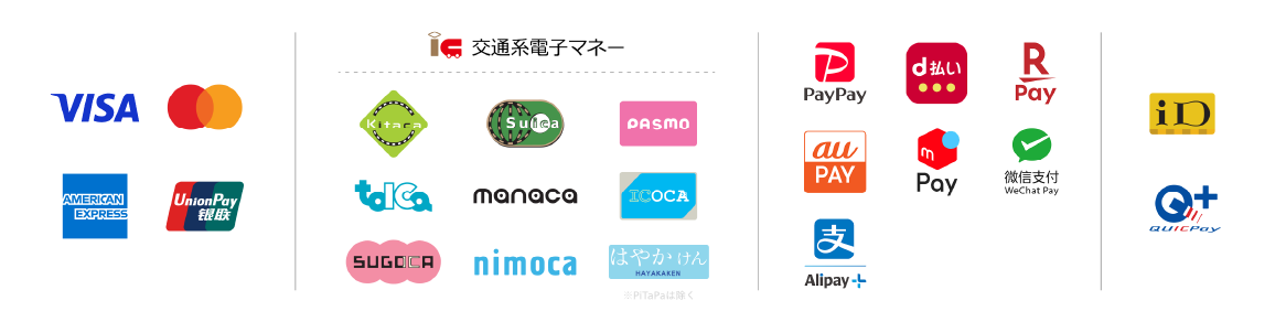 ご利用可能決済